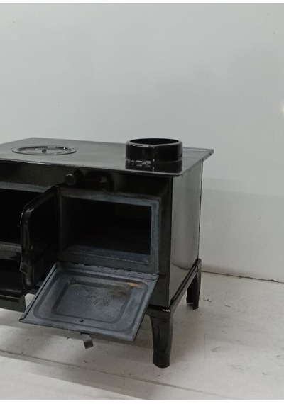 Fırınlı Karavan Kamp Sobası Odun Uyumlu Taşınabilir Mini Soba