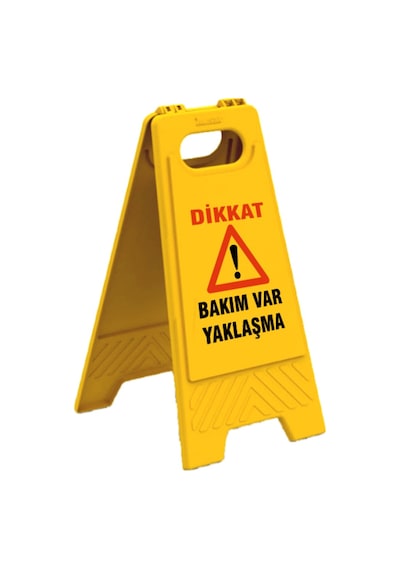 Dikkat Bakım Var Yaklaşma Levhası - Z- 4