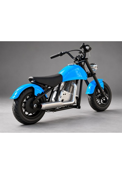 Elektrıklı Mini Chopper 36v 180w 3 Vites 12 Jant 5-9 Yaş Arası Uygundur. Mavi
