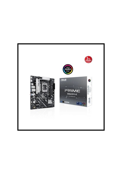 Asus Prıme B860m-k, 8800mhz, 2xddr5 2xm.2, Hdmı, Dp, Intel Core Ultra Cpu Seri 2 , Lga1851 Soket Ana Asus Prıme B860m-k, 8800mhz, 2xddr5 2xm.2, Hdmı, Dp, Intel Core Ultra Cpu Seri 2 , Lga1851 Soket Ana