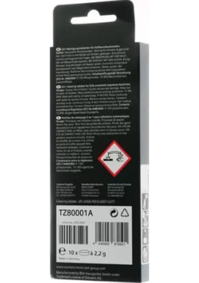 Siemens Tz80001A Kahve Makinesi Temizleme Tableti