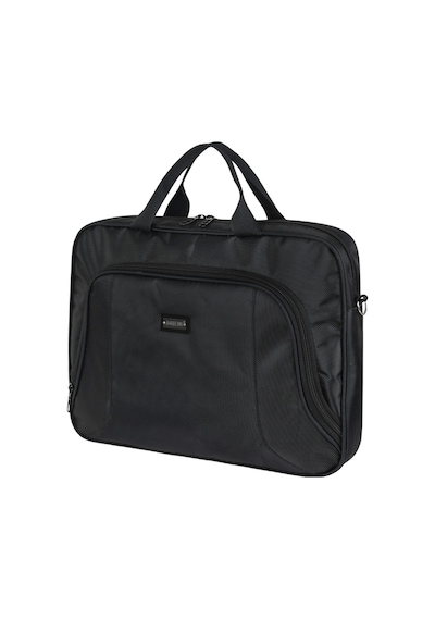 Galb Leather 15.6 Inc Astarli Kopuk Korumali Valiz Kilifli Evrak Ve Laptop Cantasi Siyah