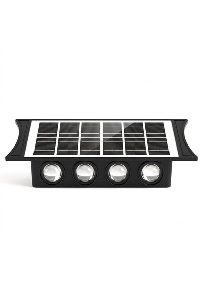 Panther Solar 8 Ledli Çift Yönlü Dekoratif Duvar Apliği Çift Renkli 2 Adet