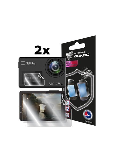 Sjcam Sj8 Pro 4k Action Camera İle Uyumlu Ipg Ekran Koruyucu 2 Adet
