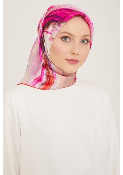Armine Twill İpek Eşarp 24ya9102 52 - Desenli