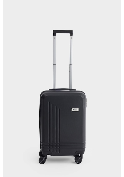 Defacto Unisex Sert Kapaklı Çekçekli Küçük Valiz H2404axnsbk59 Siyah-bk59