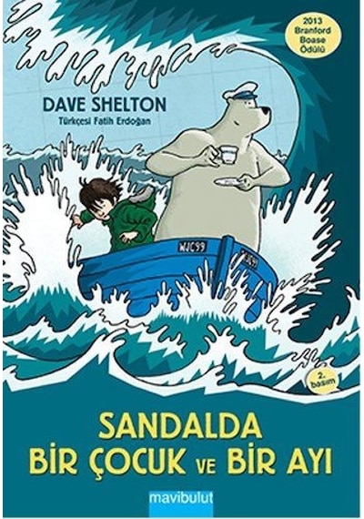 Sandalda Bir Çocuk ve Bir Ayı - Dave Shelton -  Dave Shelton - Mavi Bulut Yayıncılık