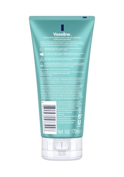 Vaseline Gluta-hya Serum Etkili Vücut Losyonu, Pürüzsüzleştirici, 170 Mililitre