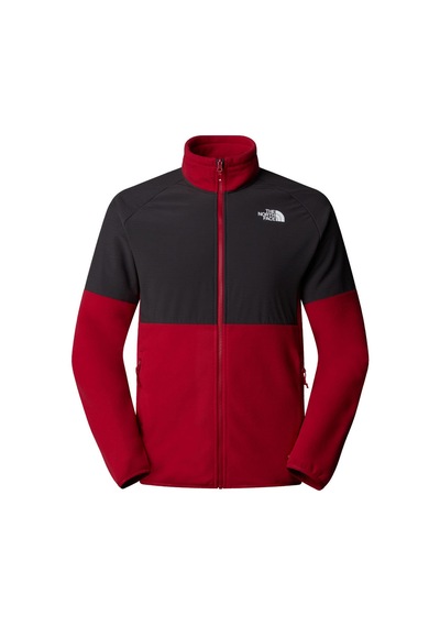 The North Face Erkek Glacier Heavyweight Tam Boy Fermuarlı Polar Nf0a89jg86o1 Kırmızı