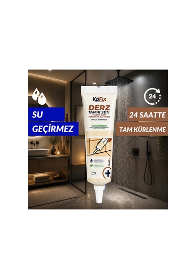 Hazır Derz Dolgu Tüpü Krem 250 Gr Hızlı Kuruyan Derz Tamir Ve Yenileme Tüpü