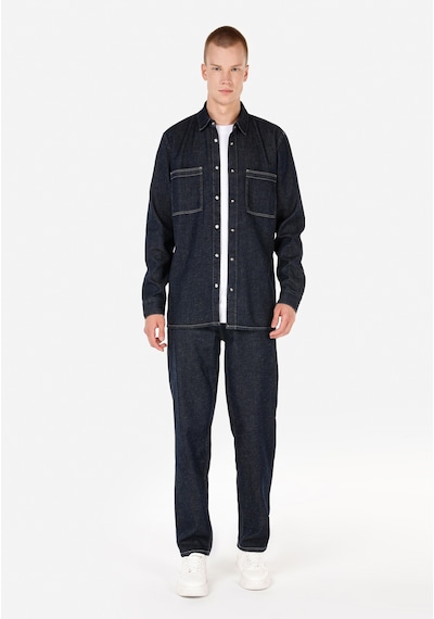 Colin's Colins 099 Rory Regular Chino Orta Bel Düz Paça Mavi Erkek Pantolon Cl1070606 Denim Mavi