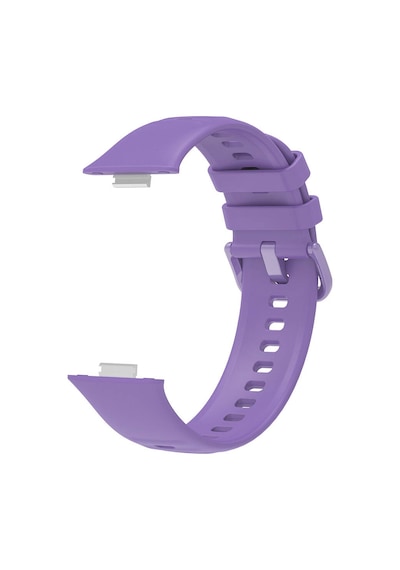 Huawei Watch Fit 3 Band Serisi Klasik Kordon Silikon Strap Kayış-turuncu