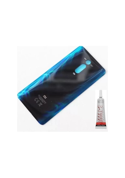Mi 9t Uyumlu Arka Pil Kapağı Ve B7000 15 Ml Yapıştırıcı Çok Renkli