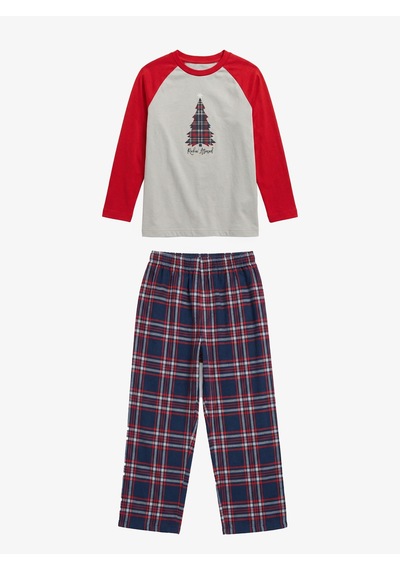 Blackspade Erkek Çocuk Termal Pijama Takımı 40844 - Gri