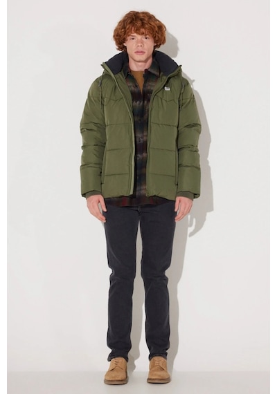 Lee Kapüşonlu Regular Fit Zeytin Erkek Mont L88Bnya61 Yeşil