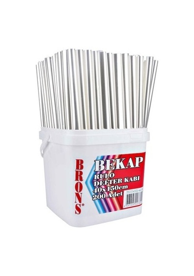Brons Defter Kabı Rulo 40x150 Cm Şeffaf 200 Adet Br-463