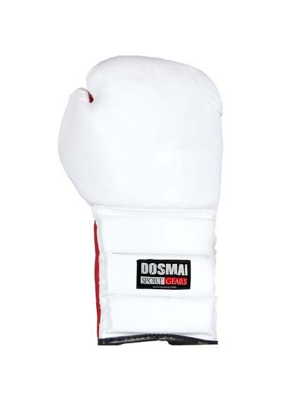 Dosmai Bağcıklı Deri Boks Kick Boks Eldiveni Beyaz El349 Beyaz