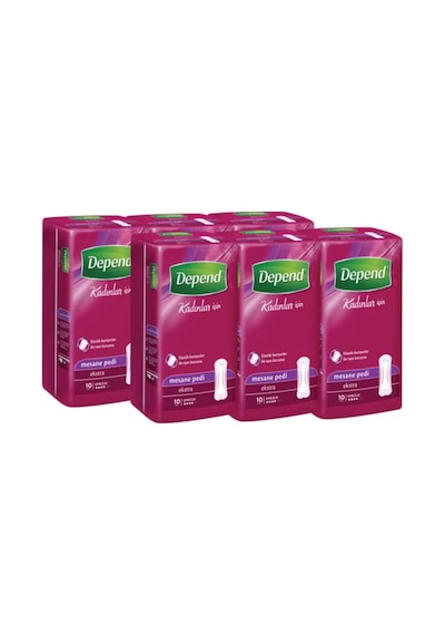 Depend Kadın Mesane Pedi Ekstra 10'lu x 6