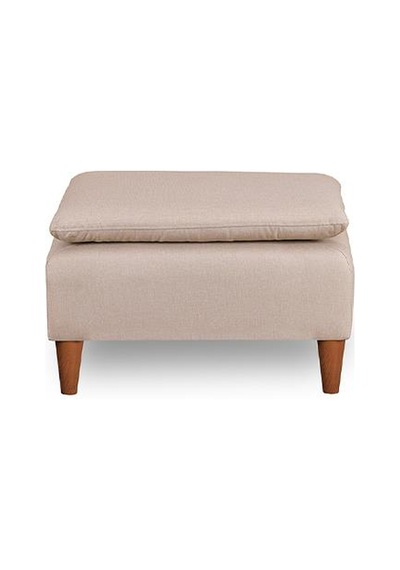 Lungo Puf 75 75 - Krem Keten Krem