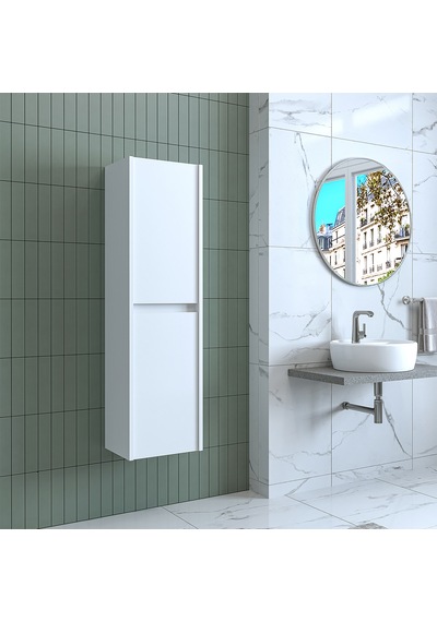 Banos Banyo Roomart Bd2 Ayaksız 2 Kapaklı Mat Beyaz 130 X 35 Cm B Mat Beyaz