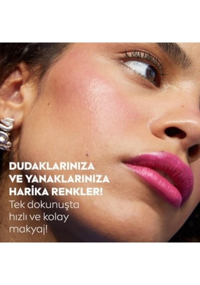 Pembe Renkli Dudak Bakım Kremi, Spf30 Koruma Ve Nemlendirme