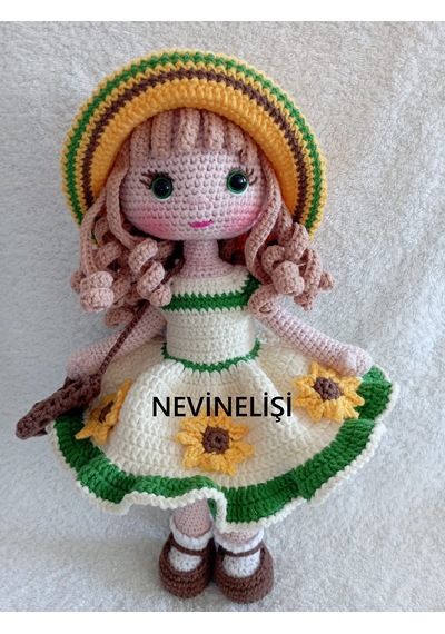 Amigurumi Melis Bebek Çok Renkli
