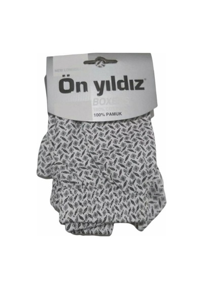 Önyıldız % 100 Pamuk Empirme Erkek Boxer S-3Xl