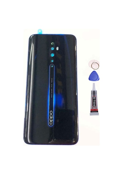 Oppo Reno 2z Siyah Arka Kapak Batarya Kapağı Pil Kapağı Yapışkan Ve Sökme Aparatıyla Beraber Full Set Siyah