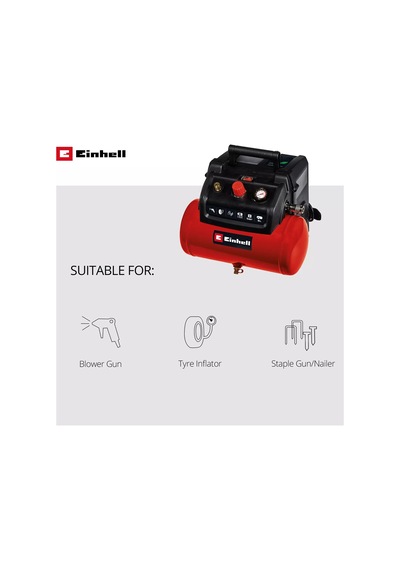 Einhell TC-AC 190/6/8 OF Kompresör (Yağsız) - 4020655