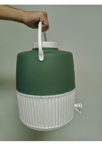 10 Lt Piknik Termos 1002 Super Picnic Cooler Jug Yeşil