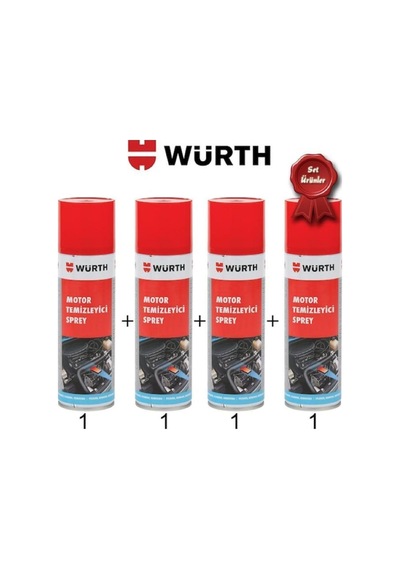 Motor Temizleme Spreyi 500ml 4 Adet