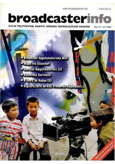 Broadcasterinfo: Aylık Televizyon, Radyo, Sinema Teknolojileri Dergisi - Maya'nın Gizemleri Sayı: 12 - Eylül 2004 Retro Koleksiyon Eski Baskı