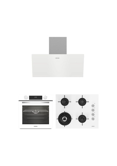 Altus ALA 332 W + ALA 189 DW+ ALA 510 W Beyaz Ankastre Set