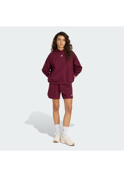 Adidas Hz0855 W 3ss Fl Hd2 Kadın Sweatshirt Bordo
