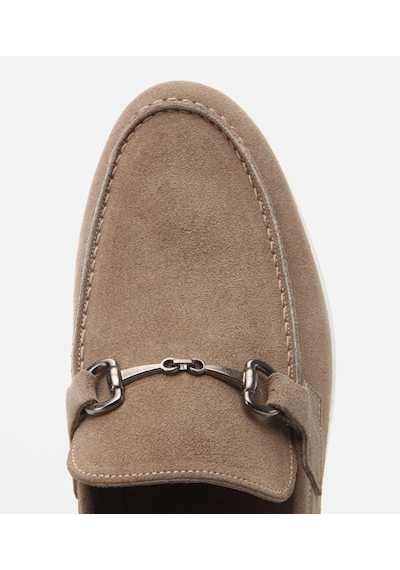 Hotiç Erkek Süet Deri Bej Toka Detaylı Günlük Loafer 02ayh305490a300 Bej