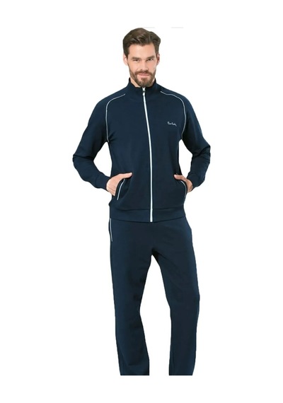 Pierre Cardin 7055 Erkek Uzun Kollu Dik Yaka Eşofman Takımı-lacivert Lacivert