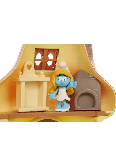 Şirinler Figürlü Mantar Ev Oyun Seti Smurfette's Mushroom Houe