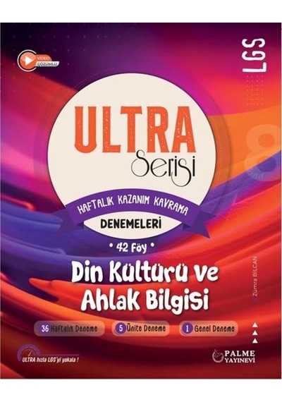 Ultra Serisi Lgs Din Kültürü Ve Ahlak Bilgisi Denemeleri 42 Föy