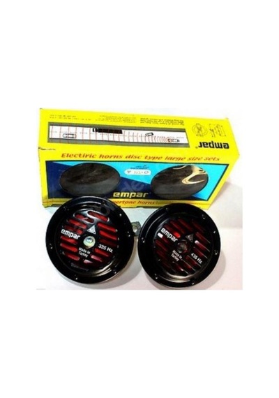 Empar Korna Hella Tipi Siyah/Kırmızı 12V