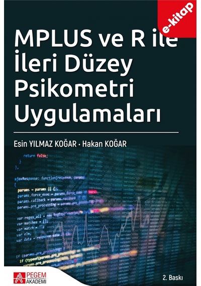 Mplus Ve R İle İleri Düzey Psikometri Uygulamaları E-kitap