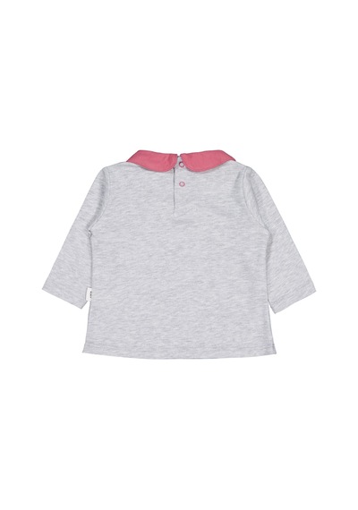 Civil Baby Yakalı Cutıe Baskılı 6-18 Ay Sweatshirt - Gri Karmelanj