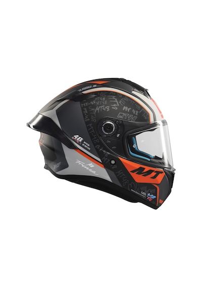 Mt Helmets Targo S B4 İvan Motosikler Kaskı Turuncu XL-