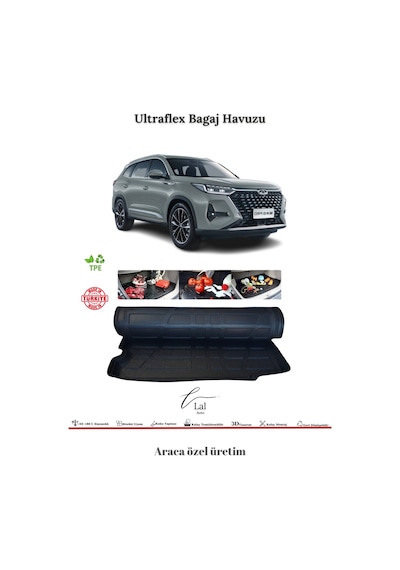 Chery Tiggo 8 Pro 7 Kişilik 2023+ 3d Bagaj Havuzu
