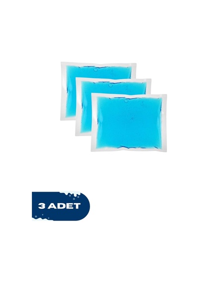 3 Adet Soğuk Sıcak Jel Kompres, Yaralanma Soğutucu Isıtıcı 13x13