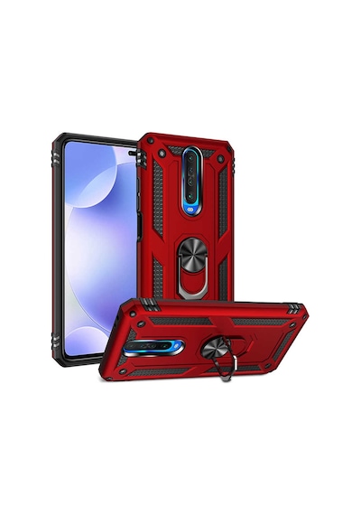 Xiaomi Poco X2 Kılıf Zore Vega Kapak Kırmızı