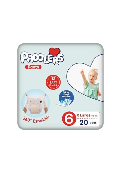 Külot Bebek Bezi 6 Numara X-large 20 Adet 15+kg Eko Paket