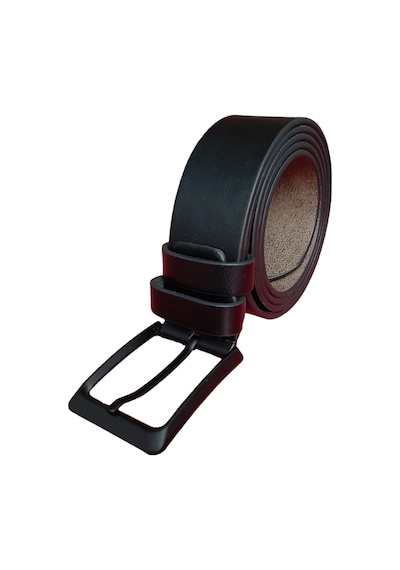 Erkek Spor Kemer Düz Gvn-0057 Siyah - 4 CM Siyah