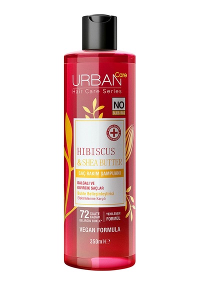 Urban Care Curls Hibiscus & Shea Butter Şampuan 350 Ml - 6 Adet Tarı