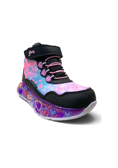 Marco Kids Montana Kız Çocuk Waterproof Rahat Işıklı Bot Siyah