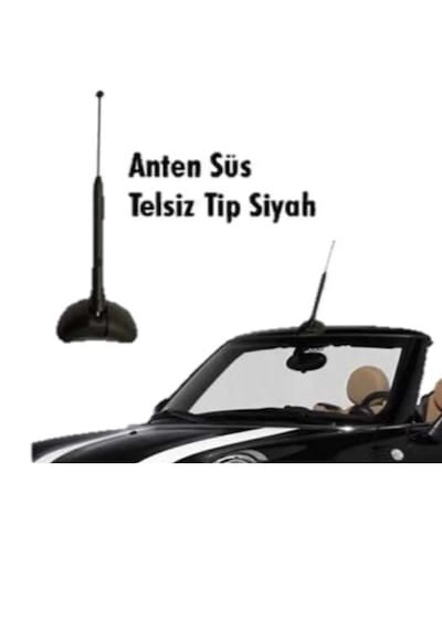 Carub Anten Süs Telsiz Tip Siyah Vakum Etiketçilere Özel
